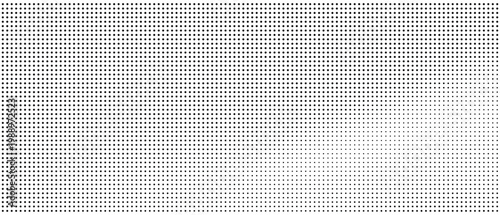 Halftone pattern with gradient effect in black and white background 

