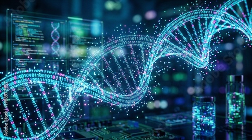 Digital DNA Strand