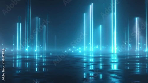 abstract blue background with lines