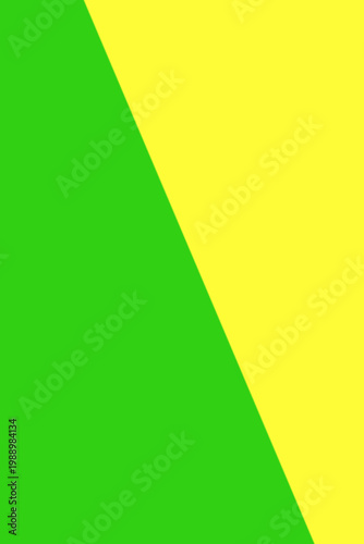 Abstract diagonal geometric background with vibrant lime green and bright yellow.
