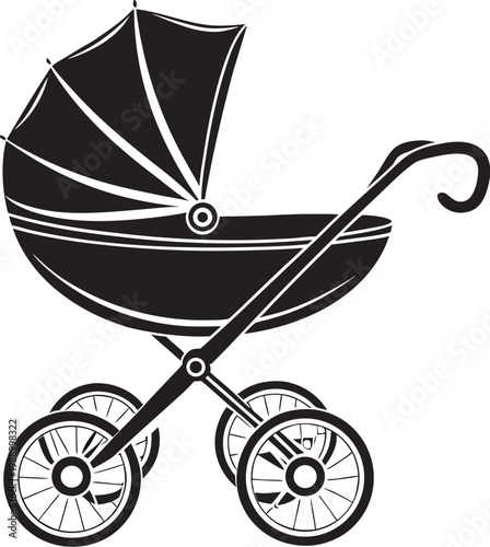 baby carriage vector illustration