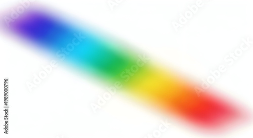 A vibrant rainbow-colored gradient on a white background
