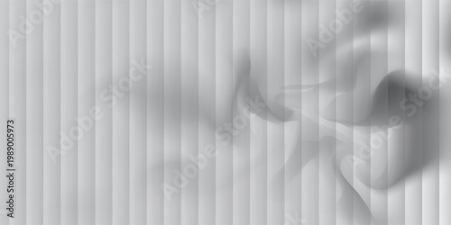 Abstract gray background with vertical stripes and smoky wave texture overlays,10eps.