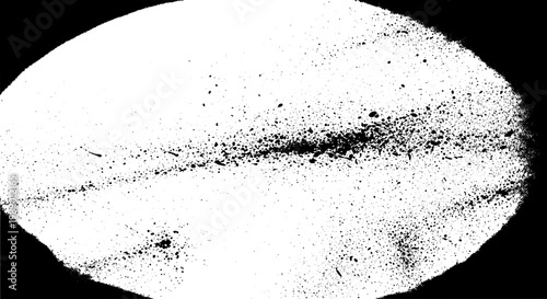 Moon with cratered surface and speckled texture in black and white featuring crater, illustration, astronomy with space and celestial body elements