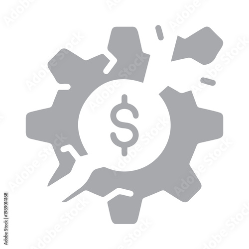 Economic Breakdown Icon