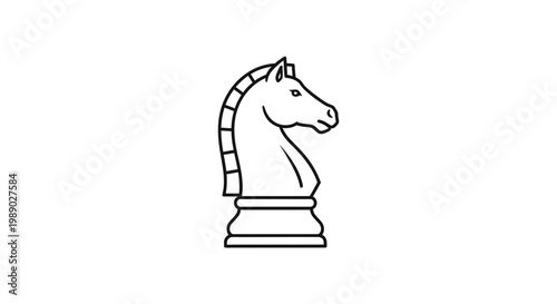 Knight Chess Piece Horse Head.