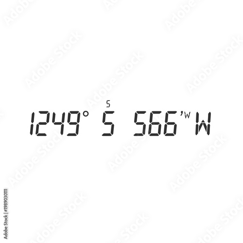 Digital Coordinates Display