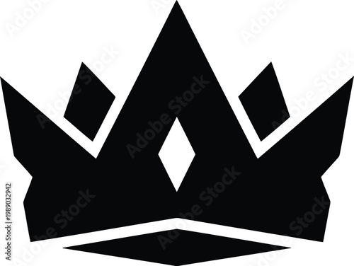 black crown logo vector graphic royalty symbol