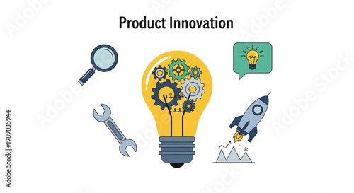 Innovation Technology Concept Lightbulb.