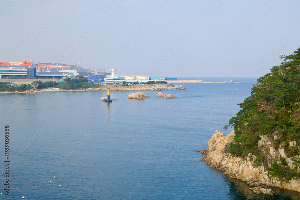 Fototapeta premium Beacon and Islets off Daewangam