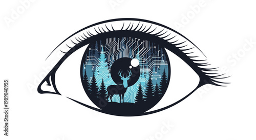 Closeup of a Human Eye Iris 2.