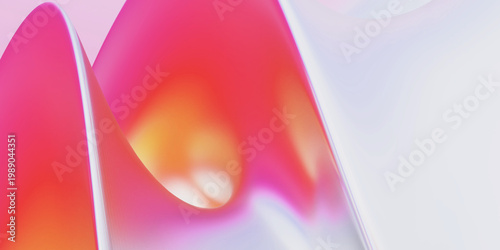 Bild auf Leinwand Color Symphony: An abstract composition, harmonizing vibrant hues to evoke a sense of fluid movement and artistic expression