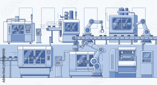 Industrial machinery manufacturing equipment factory 1.