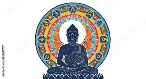 Buddha in Meditation Posture.