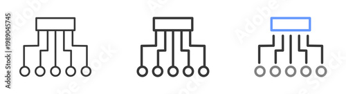 The Ultimate infrastructure Styles with Variations Line of icon set vector illustration