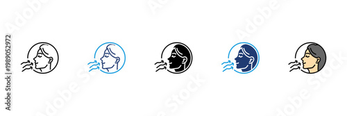 Breathe Icon Set Multiple Sty...