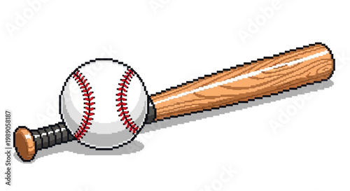 Baseball Bat and Ball Equipment for Sports.