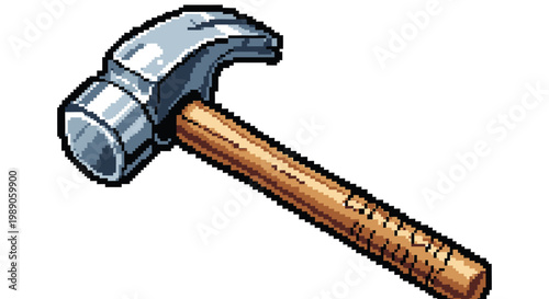 Classic Claw Hammer Tool for Construction and DIY Projects.