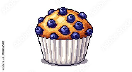 Delicious Blueberry Muffin Baked Freshly Homemade.