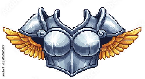 Fantasy Female Warrior Chest Plate Armor with Wings.