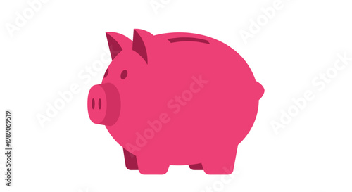 Pink Pig Bank Savings Toy.