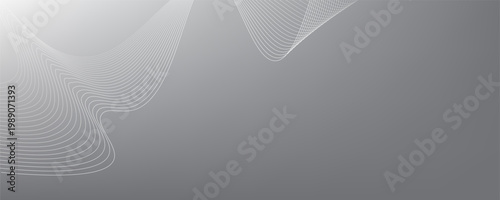 Modern Putih dan abu-abu latar belakang gradien abstrak Gambar vektor wallpaper elegan untuk latar belakang atau latar belakang ilustrasi presentasi