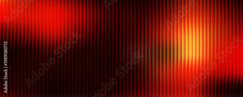 Red Abstract fractal glass vector background with sunset gradient. Bright fiery glow,vivid summer glow, warm energy lines, Melting effect , geometric texture, vibrant decorative illustration