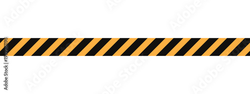 abstract simple black orange warning symbol design.