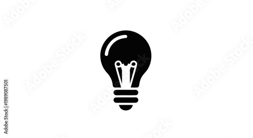 light bulb isolated on white background