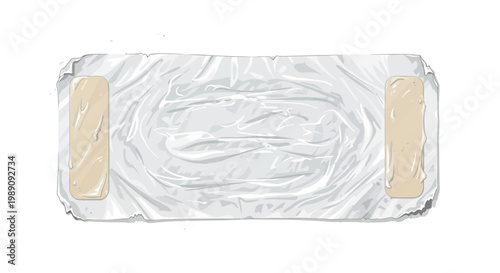 Wrapped Food in Plastic Wrap