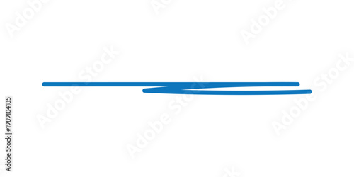 abstract simple blue underline vector design.