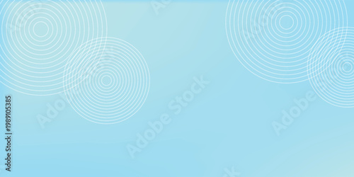Soft blue background with gradient and circular patterns. The background is smooth and calming, featuring blue and white tones. Gradient patterned background vector. Blue background.