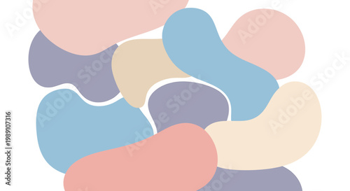 Colorful abstract shapes and forms 2.