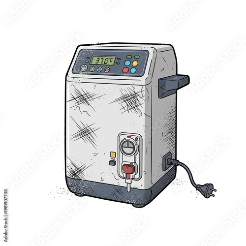 Laboratory Incubator with Digital Display and Temperature Reading