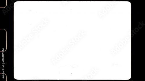 Sprocket Film Matte Vintage Filmstrip Border Frame Texture 4K