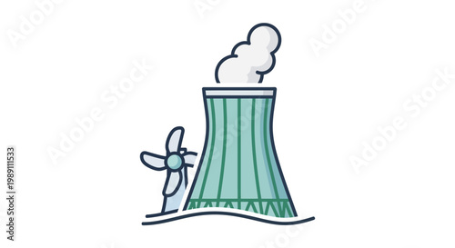Abstract representation of plant growth and soil structure with heat waves above the roots