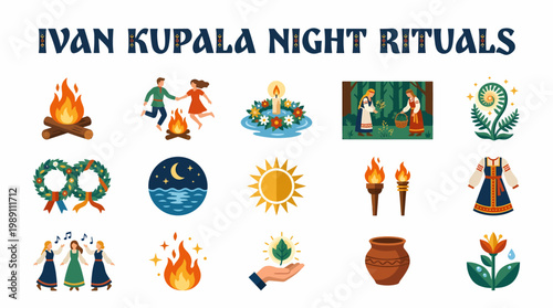 Ivan Kupala Night Rituals Icons and Symbols