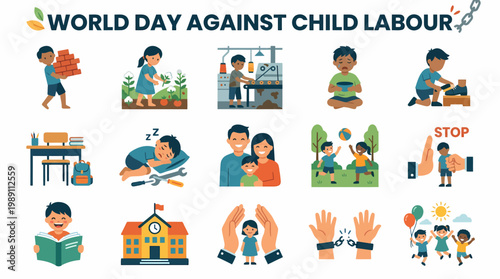 World Day Against Child Labour - Stop Child Exploitation