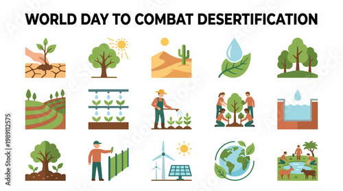 World Day Combat Desertification Environmental Conservation Agriculture