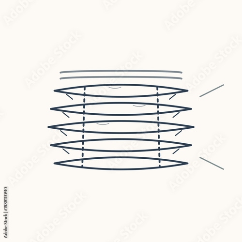 A drawing of a spiral