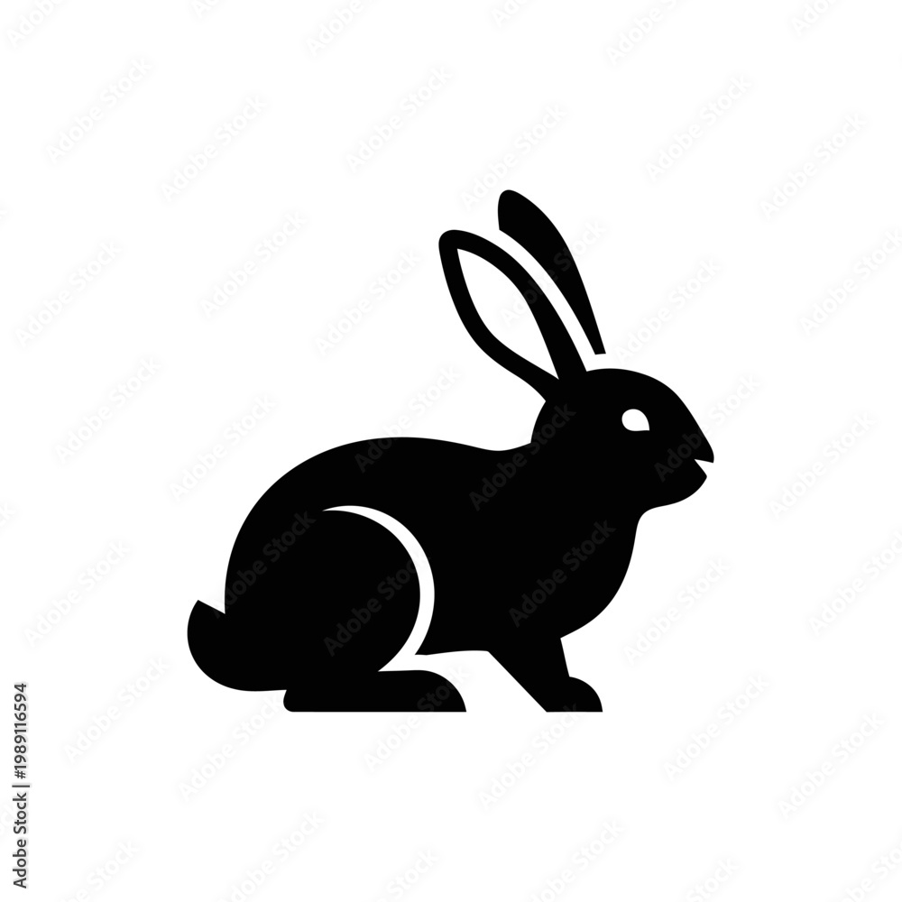 Fototapeta premium vector illustration of a rabbit