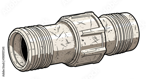 Mechanical Pipe Connector, Industrial Plumbing Fitting, Water System Component