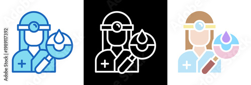 Dermatologist triplestyle icon