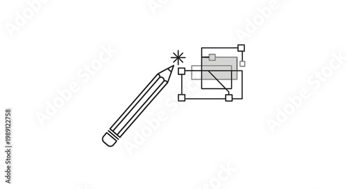 Digital Illustration Tool with Pen and Bounding Box