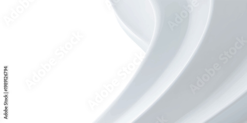 A clean 3D illustration of a round white pill tablet floating on an abstract background with soft lines and light circles