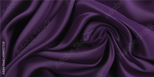 abstract background luxury Purple cloth or liquid wave or wavy folds of grunge silk texture satin velvet material or luxurious background or elegant wallpaper design, background