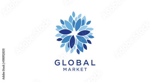 Global Connections Network Abstract Design