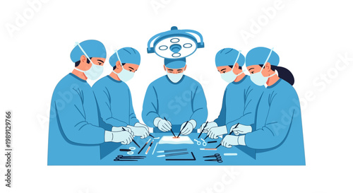Surgeons in operating room.