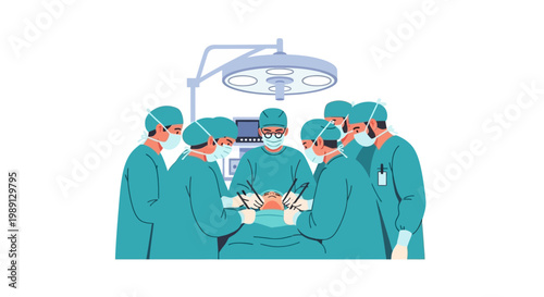 Surgeons in operating room.