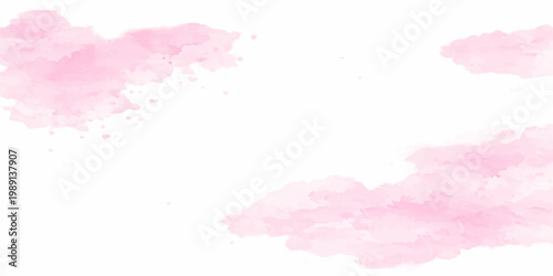 Pink watercolor abstract background with paint splashes ink textures and colorful artistic brush patterns
